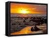 Sunset, Kihei, Maui, Hawaii, USA-Cathy & Gordon Illg-Framed Stretched Canvas