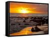 Sunset, Kihei, Maui, Hawaii, USA-Cathy & Gordon Illg-Framed Stretched Canvas