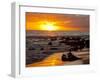 Sunset, Kihei, Maui, Hawaii, USA-Cathy & Gordon Illg-Framed Photographic Print