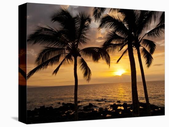 Sunset, Kihei, Maui, Hawaii, USA-Cathy & Gordon Illg-Stretched Canvas