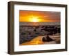 Sunset, Kihei, Maui, Hawaii, USA-Cathy & Gordon Illg-Framed Photographic Print