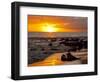 Sunset, Kihei, Maui, Hawaii, USA-Cathy & Gordon Illg-Framed Photographic Print