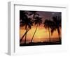 Sunset, Kohala Coast, Island of Hawaii, Hawaiian Islands, USA-null-Framed Photographic Print