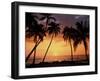 Sunset, Kohala Coast, Island of Hawaii, Hawaiian Islands, USA-null-Framed Photographic Print