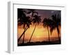 Sunset, Kohala Coast, Island of Hawaii, Hawaiian Islands, USA-null-Framed Photographic Print