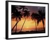 Sunset, Kohala Coast, Island of Hawaii, Hawaiian Islands, USA-null-Framed Photographic Print