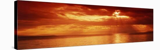 Sunset, Lake Geneva, Switzerland-null-Stretched Canvas