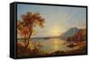 Sunset, Lake George, New York, 1867-Jasper Francis Cropsey-Framed Stretched Canvas