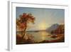 Sunset, Lake George, New York, 1867-Jasper Francis Cropsey-Framed Giclee Print