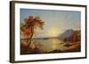 Sunset, Lake George, New York, 1867-Jasper Francis Cropsey-Framed Giclee Print