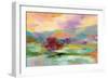 Sunset Lake Hues-Silvia Vassileva-Framed Art Print