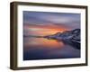 Sunset, Lake Kleifarvatn, Iceland-Panoramic Images-Framed Photographic Print