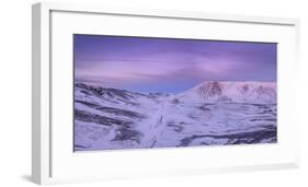 Sunset, Lake Kleifarvatn, Iceland-Panoramic Images-Framed Photographic Print