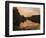 Sunset, Lake Matheson and Southern Alps, Westland, South Island, New Zealand, Pacific-Schlenker Jochen-Framed Photographic Print