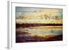 Sunset Lake Wood-Gail Peck-Framed Art Print