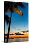 Sunset Landscape - Miami - Florida-Philippe Hugonnard-Stretched Canvas