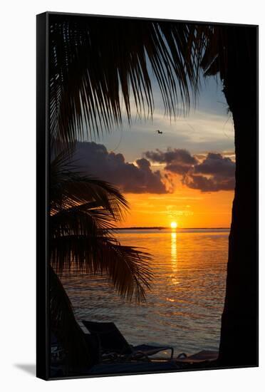 Sunset Landscape - Miami - Florida-Philippe Hugonnard-Framed Stretched Canvas