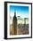 Sunset Landscape of the Empire State Building and One World Trade Center, Manhattan, NYC, Colors-Philippe Hugonnard-Framed Photographic Print