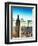 Sunset Landscape of the Empire State Building and One World Trade Center, Manhattan, NYC, Colors-Philippe Hugonnard-Framed Photographic Print