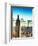 Sunset Landscape of the Empire State Building and One World Trade Center, Manhattan, NYC, Colors-Philippe Hugonnard-Framed Photographic Print