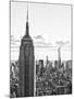 Sunset Landscape of the Empire State Building and One World Trade Center, Manhattan, NYC-Philippe Hugonnard-Mounted Photographic Print