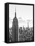 Sunset Landscape of the Empire State Building and One World Trade Center, Manhattan, NYC-Philippe Hugonnard-Framed Stretched Canvas