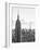 Sunset Landscape of the Empire State Building and One World Trade Center, Manhattan, NYC-Philippe Hugonnard-Framed Photographic Print