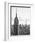 Sunset Landscape of the Empire State Building and One World Trade Center, Manhattan, NYC-Philippe Hugonnard-Framed Premium Photographic Print