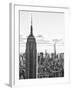 Sunset Landscape of the Empire State Building and One World Trade Center, Manhattan, NYC-Philippe Hugonnard-Framed Photographic Print