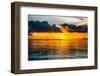 Sunset Landscape with a Yacht - Miami - Florida-Philippe Hugonnard-Framed Photographic Print