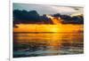 Sunset Landscape with a Yacht - Miami - Florida-Philippe Hugonnard-Framed Photographic Print