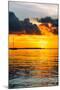 Sunset Landscape with a Yacht - Miami - Florida-Philippe Hugonnard-Mounted Photographic Print