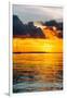 Sunset Landscape with a Yacht - Miami - Florida-Philippe Hugonnard-Framed Photographic Print