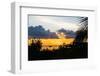 Sunset Landscape with a Yacht - Miami - Florida-Philippe Hugonnard-Framed Photographic Print