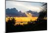 Sunset Landscape with a Yacht - Miami - Florida-Philippe Hugonnard-Mounted Photographic Print