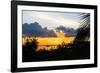 Sunset Landscape with a Yacht - Miami - Florida-Philippe Hugonnard-Framed Photographic Print