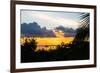 Sunset Landscape with a Yacht - Miami - Florida-Philippe Hugonnard-Framed Photographic Print