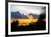 Sunset Landscape with a Yacht - Miami - Florida-Philippe Hugonnard-Framed Photographic Print