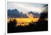 Sunset Landscape with a Yacht - Miami - Florida-Philippe Hugonnard-Framed Photographic Print