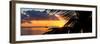 Sunset Landscape with a Yacht - Miami - Florida-Philippe Hugonnard-Framed Premium Photographic Print