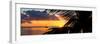 Sunset Landscape with a Yacht - Miami - Florida-Philippe Hugonnard-Framed Premium Photographic Print