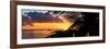 Sunset Landscape with a Yacht - Miami - Florida-Philippe Hugonnard-Framed Photographic Print