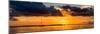 Sunset Landscape with a Yacht - Miami - Florida-Philippe Hugonnard-Mounted Photographic Print