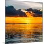 Sunset Landscape with a Yacht - Miami - Florida-Philippe Hugonnard-Mounted Photographic Print