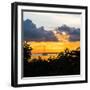 Sunset Landscape with a Yacht - Miami - Florida-Philippe Hugonnard-Framed Photographic Print