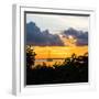 Sunset Landscape with a Yacht - Miami - Florida-Philippe Hugonnard-Framed Photographic Print