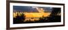 Sunset Landscape with a Yacht - Miami - Florida-Philippe Hugonnard-Framed Photographic Print