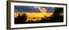 Sunset Landscape with a Yacht - Miami - Florida-Philippe Hugonnard-Framed Photographic Print