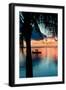 Sunset Landscape with Floating Platform - Florida-Philippe Hugonnard-Framed Photographic Print