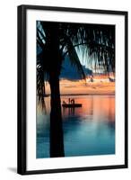 Sunset Landscape with Floating Platform - Florida-Philippe Hugonnard-Framed Photographic Print